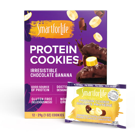 Smart for Life Irresistible Chocolate Banana Protein Cookies 
